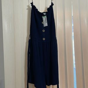 Navy romper